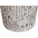 Meridian Genoa Brown Marble Dining Table IMAGE 6