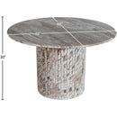 Meridian Genoa Brown Marble Dining Table IMAGE 7