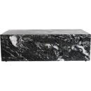 Meridian Bolzano Black Marble Coffee Table IMAGE 3