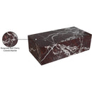  Meridian Bolzano Red Marble Coffee Table IMAGE 6