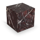  Meridian Bolzano Red Marble End Table IMAGE 1