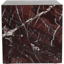  Meridian Bolzano Red Marble End Table IMAGE 2