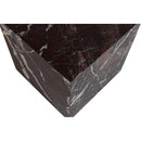 Meridian Bolzano Red Marble End Table IMAGE 4