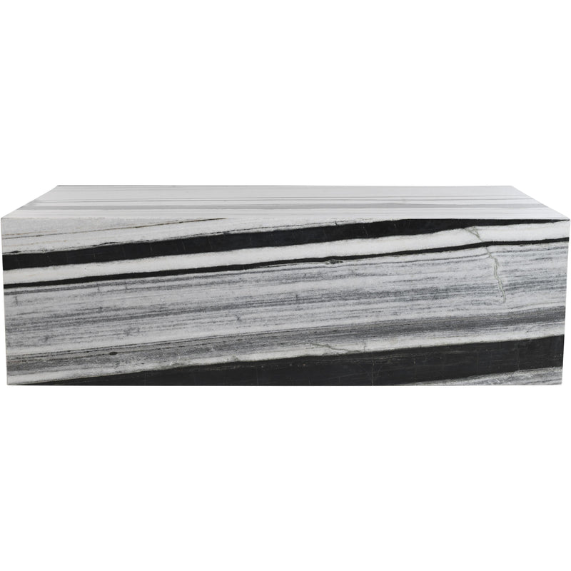 Meridian Bolzano Black Marble Coffee Table IMAGE 3