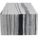 Meridian Bolzano Black Marble Coffee Table IMAGE 4