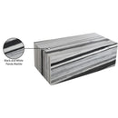 Meridian Bolzano Black Marble Coffee Table IMAGE 8