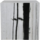 Meridian Bolzano Black Marble End Table IMAGE 3