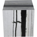 Meridian Bolzano Black Marble End Table IMAGE 4