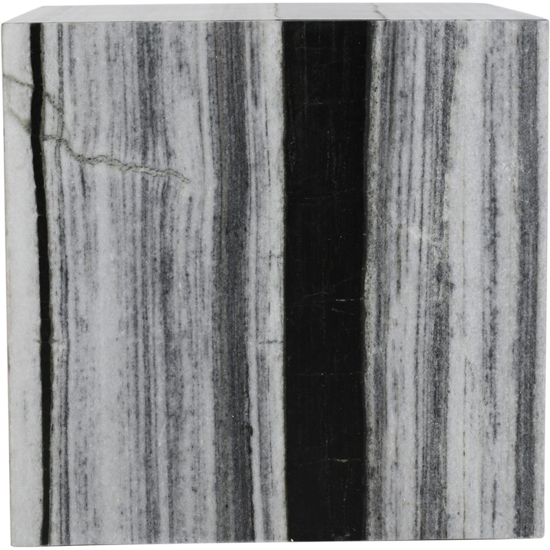 Meridian Bolzano Black Marble End Table IMAGE 5