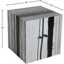 Meridian Bolzano Black Marble End Table IMAGE 7