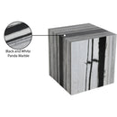 Meridian Bolzano Black Marble End Table IMAGE 8