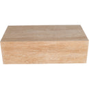 Meridian Bolzano Beige Travertine Coffee Table IMAGE 3