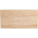 Meridian Bolzano Beige Travertine Coffee Table IMAGE 4