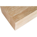 Meridian Bolzano Beige Travertine Coffee Table IMAGE 5