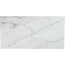 Meridian Bolzano White Marble Coffee Table IMAGE 4