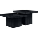 Meridian Spencer Black Oak Veneer Coffee Table IMAGE 3