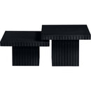 Meridian Spencer Black Oak Veneer Coffee Table IMAGE 4