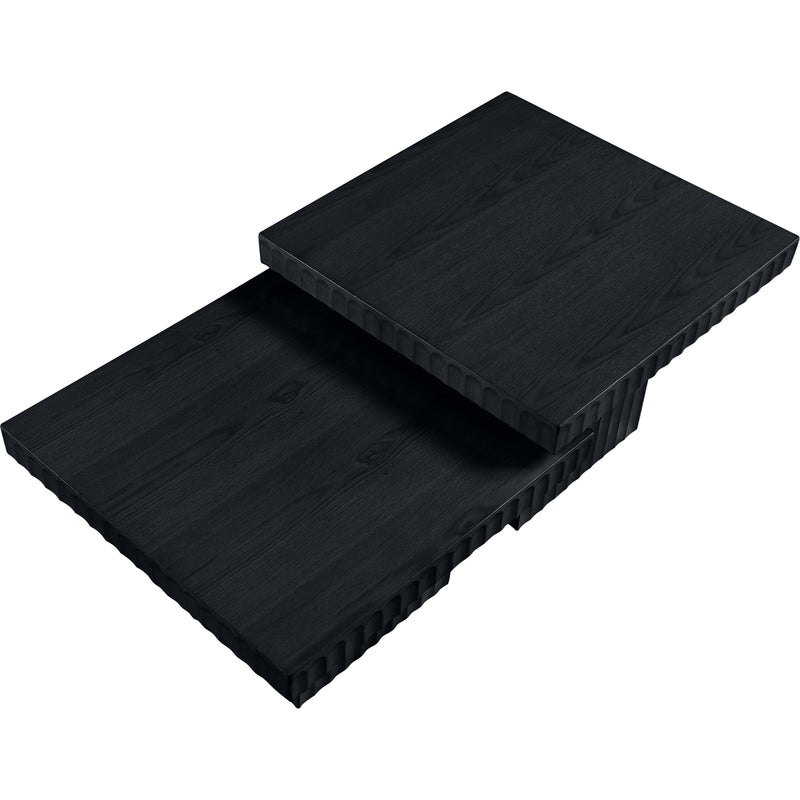 Meridian Spencer Black Oak Veneer Coffee Table IMAGE 5