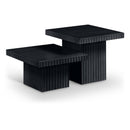 Meridian Spencer Black Oak Veneer Coffee Table IMAGE 1