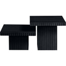 Meridian Spencer Black Oak Veneer Coffee Table IMAGE 4