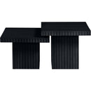 Meridian Spencer Black Oak Veneer Coffee Table IMAGE 4
