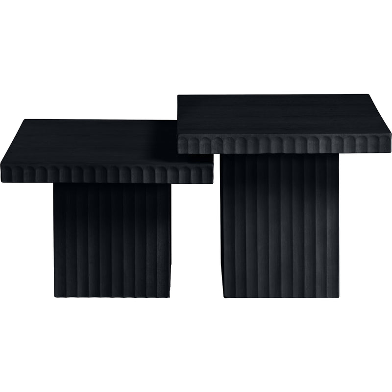 Meridian Spencer Black Oak Veneer Coffee Table IMAGE 4