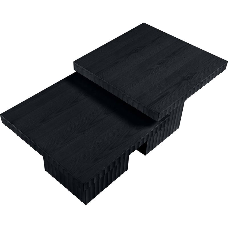 Meridian Spencer Black Oak Veneer Coffee Table IMAGE 5