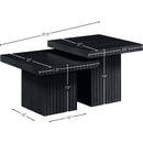 Meridian Spencer Black Oak Veneer Coffee Table IMAGE 8