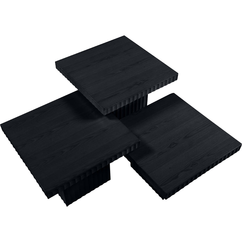 Meridian Spencer Black Oak Veneer Coffee Table IMAGE 10