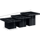 Meridian Spencer Black Oak Veneer Coffee Table IMAGE 13