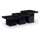 Meridian Spencer Black Oak Veneer Coffee Table IMAGE 1