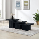 Meridian Spencer Black Oak Veneer Coffee Table IMAGE 3