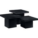 Meridian Spencer Black Oak Veneer Coffee Table IMAGE 4