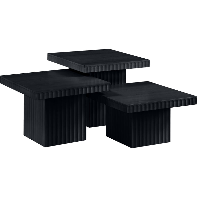 Meridian Spencer Black Oak Veneer Coffee Table IMAGE 4