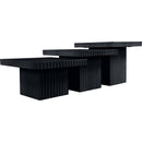 Meridian Spencer Black Oak Veneer Coffee Table IMAGE 5