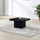Meridian Spencer Black Oak Veneer Coffee Table IMAGE 2