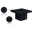 Meridian Spencer Black Oak Veneer Coffee Table IMAGE 9