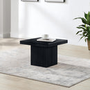 Meridian Spencer Black Oak Veneer Coffee Table IMAGE 2