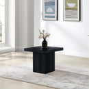 Meridian Spencer Black Oak Veneer Coffee Table IMAGE 2