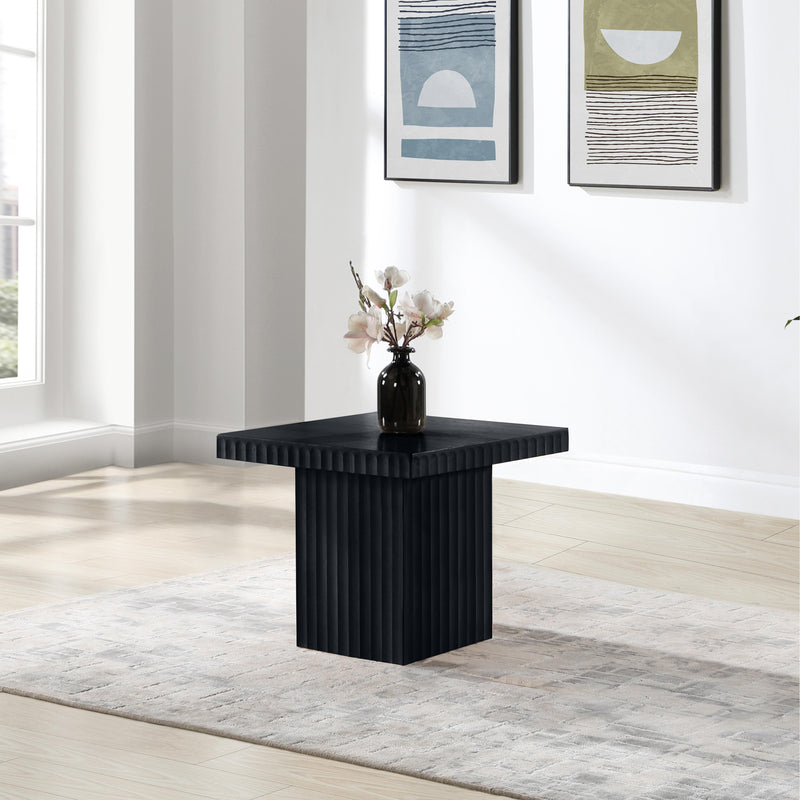 Meridian Spencer Black Oak Veneer Coffee Table IMAGE 2