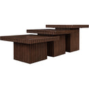 Meridian Spencer Brown Oak Veneer Coffee Table IMAGE 5