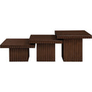 Meridian Spencer Brown Oak Veneer Coffee Table IMAGE 7