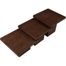 Meridian Spencer Brown Oak Veneer Coffee Table IMAGE 9