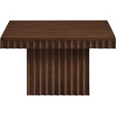 Meridian Spencer Brown Oak Veneer Coffee Table IMAGE 4