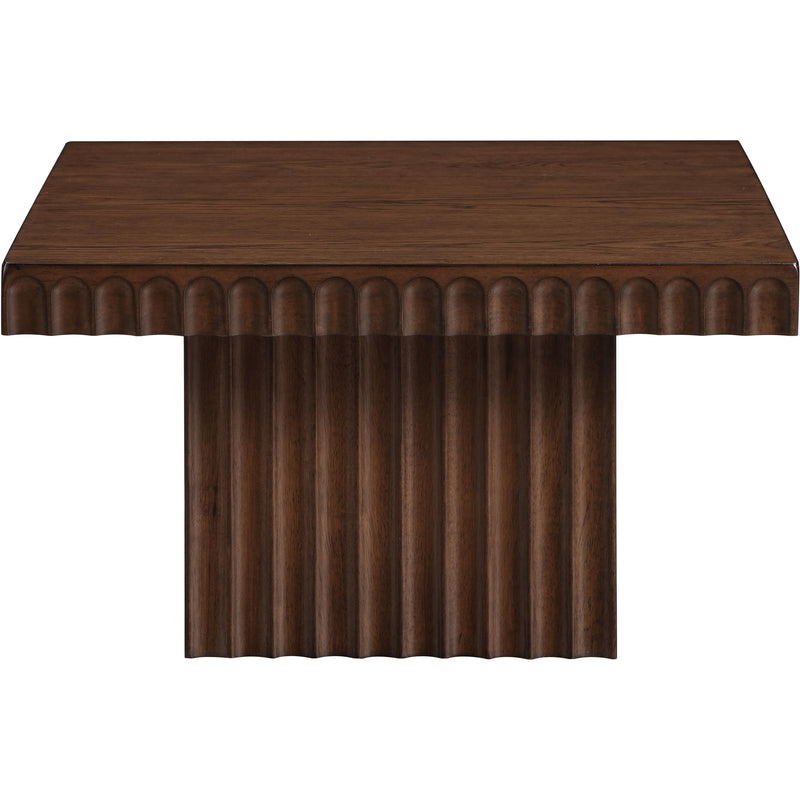 Meridian Spencer Brown Oak Veneer Coffee Table IMAGE 4