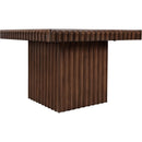 Meridian Spencer Brown Oak Veneer Coffee Table IMAGE 3