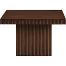 Meridian Spencer Brown Oak Veneer Coffee Table IMAGE 4