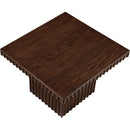 Meridian Spencer Brown Oak Veneer Coffee Table IMAGE 5
