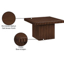 Meridian Spencer Brown Oak Veneer Coffee Table IMAGE 9