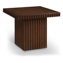 Meridian Spencer Brown Oak Veneer Coffee Table IMAGE 1
